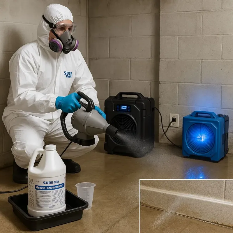 Sanitization and Odor Removal process in Brownsburg, IN